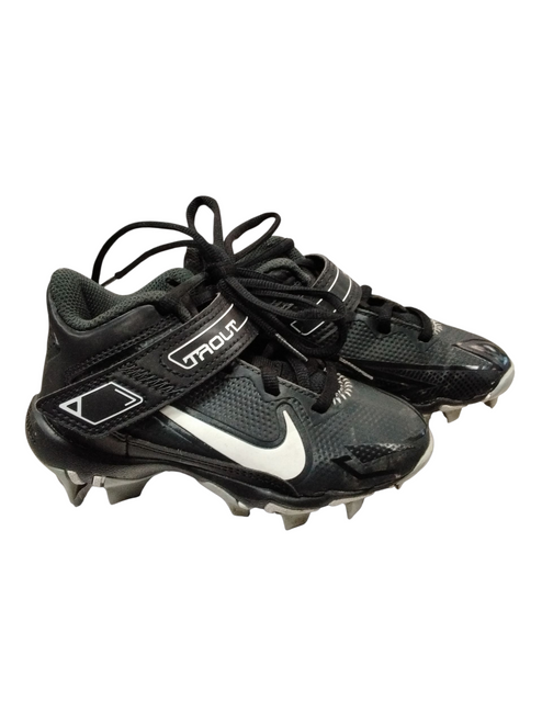 Vist Large View of Product Image Which is Used Nike TROUT BB/SB Cleats Black Youth 10.0