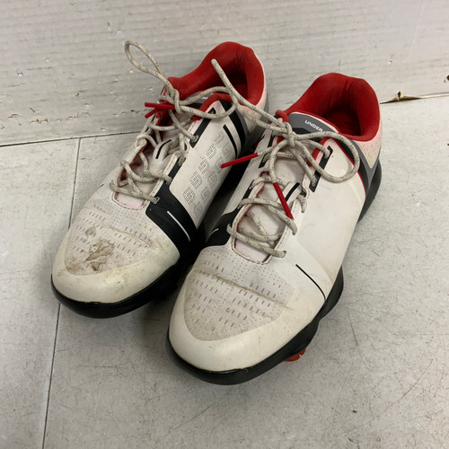 Vist Large View of Product Image Which is Used Under Armour Jr Golf Shoes White Junior 04