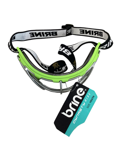Vist Large View of Product Image Which is Used Brine DYNASTY RISE Lacrosse Facial Protect Green Junior