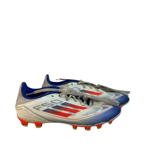 Vist Large View of Product Image Which is Used Adidas Soccer Cleats Royal Blue Youth 06.5