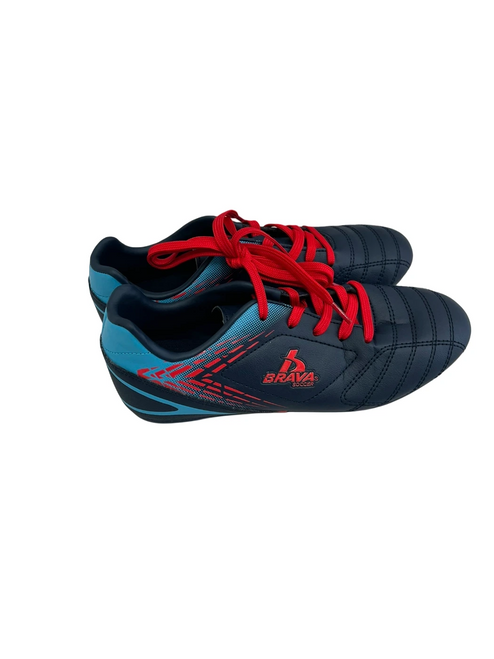 Vist Large View of Product Image Which is Used Brava Jr 5 Navy Blue Soccer Cleats 