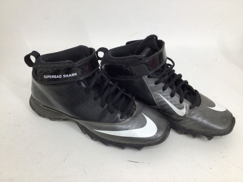 Vist Large View of Product Image Which is Used Nike SUPERBAD SHARK PRO SR 7.5 FB CLEAT Adult FB Cleats Black Senior 7.5