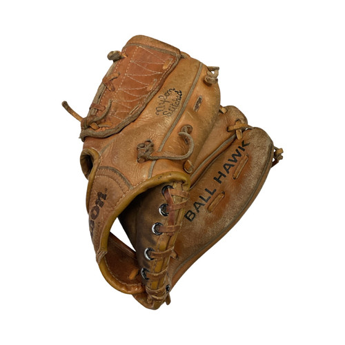 Vist Large View of Product Image Which is Wilson A2185 BB/SB Glove RH Throw Brown 10"