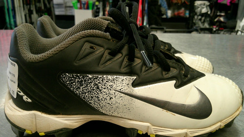 Vist Large View of Product Image Which is Used Nike VAPOR BB/SB Cleats Black Junior 02