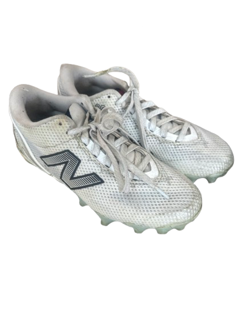 Vist Large View of Product Image Which is Used New Balance LAX Cleats Mens White Senior 7