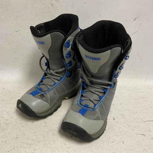 Vist Large View of Product Image Which is Used Liquid Boys Snowboard Boots Grey Junior 03