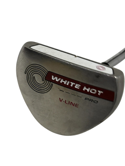 Vist Large View of Product Image Which is Used Odyssey WHITE HOT PRO V-LINE Golf Putter RH 33" w/ Super Stroke Mid Slim 2.0 Grip