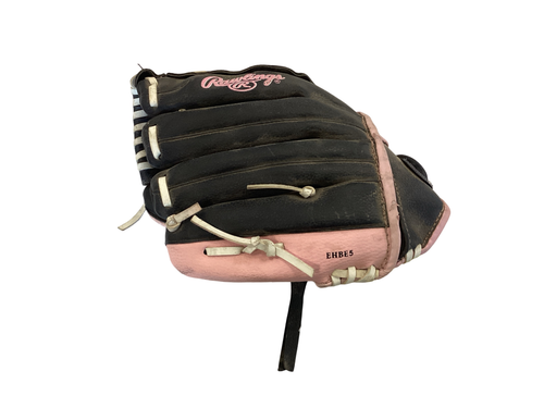 Vist Large View of Product Image Which is Used Rawlings GOLD GLOVE BB/SB Glove RH Throw Black 10"