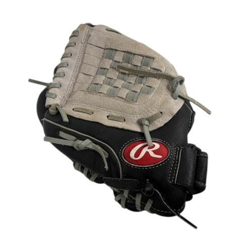 Vist Large View of Product Image Which is Used Rawlings SURE CATCH BB/SB Glove LH Throw Black 10 1/2"