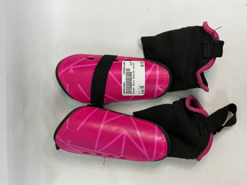 Vist Large View of Product Image Which is Used Soccer Shin Guards Junior Pink MD