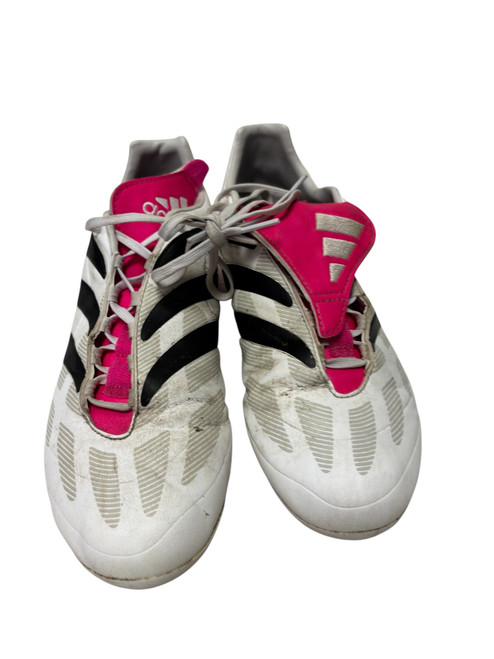 Vist Large View of Product Image Which is Used Adidas PREDATOR PRECISION .3 ID6790 Mens Soccer Cleats White / Pink Size 10