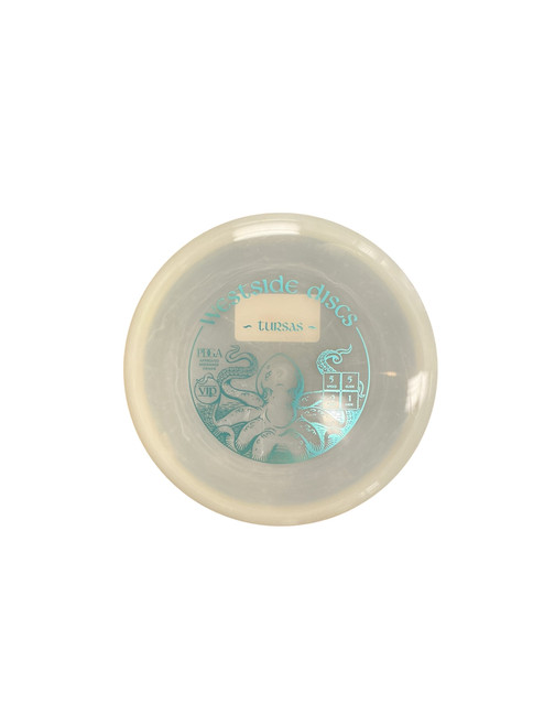 Vist Large View of Product Image Which is Used Westside TURSAS Disc Golf Mid Range White
