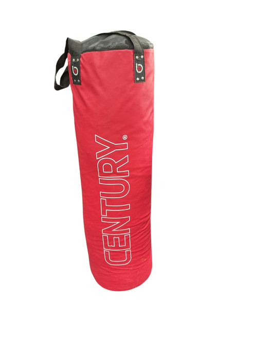 Vist Large View of Product Image Which is Used CENTURY 100LB HEAVY BAG Boxing Heavy Bag Red 100 lb