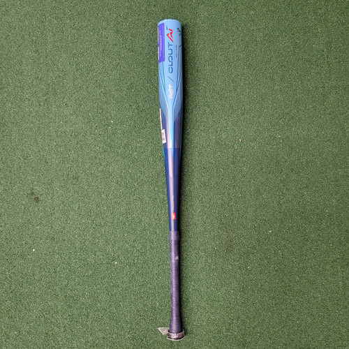 Vist Large View of Product Image Which is Used Rawlings CLOUT AI 2024 BB/SB High School -3 Bat 33"