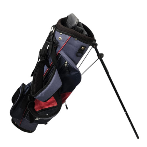 Vist Large View of Product Image Which is Used Ben Hogan Jr Stand Bag Navy Blue
