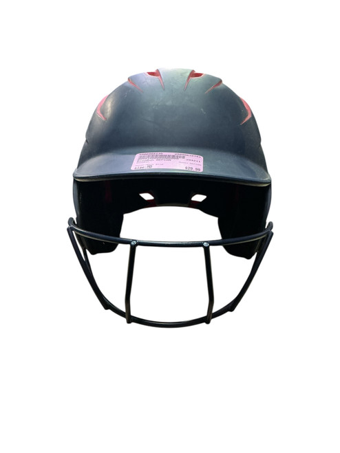 Vist Large View of Product Image Which is Used BoomBah DEFCON Batting Helmet w/Mask Navy Blue MD