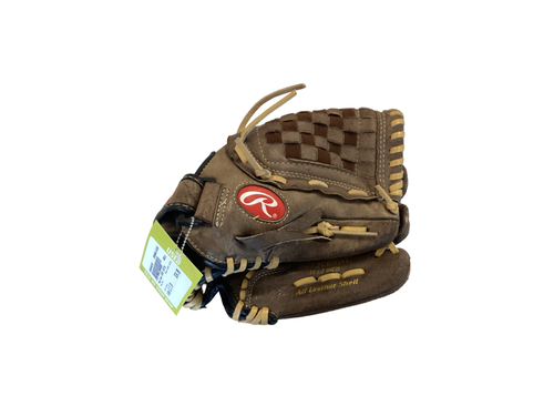 Vist Large View of Product Image Which is Used Rawlings SURE CATCH BB/SB Glove RH Throw Brown 11 1/2"