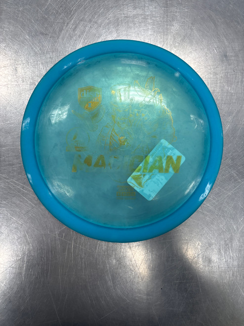 Vist Large View of Product Image Which is Used Discmania ACTIVE PREMIUM MAGICIAN Disc Golf Driver Royal Blue