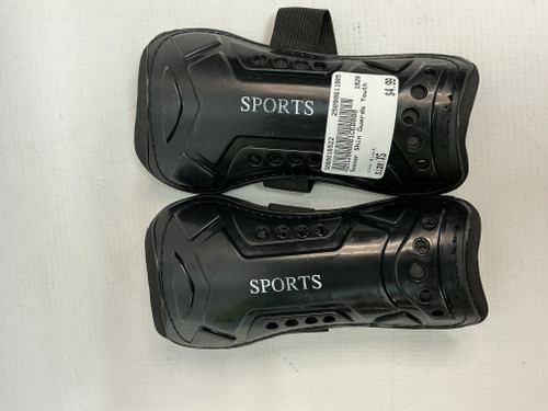 Vist Large View of Product Image Which is Used Soccer Shin Guards Youth Black XS