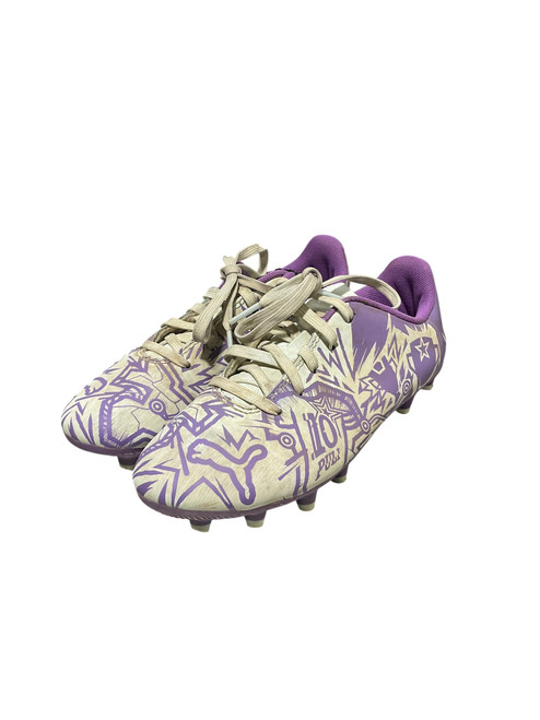 Vist Large View of Product Image Which is Used Puma Soccer Cleats Purple Junior 01