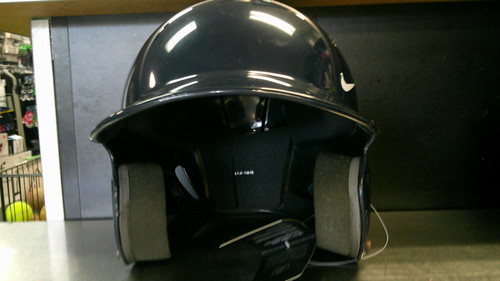 Vist Large View of Product Image Which is Used Nike TCF10 Batting Helmet No Mask Navy Blue LG