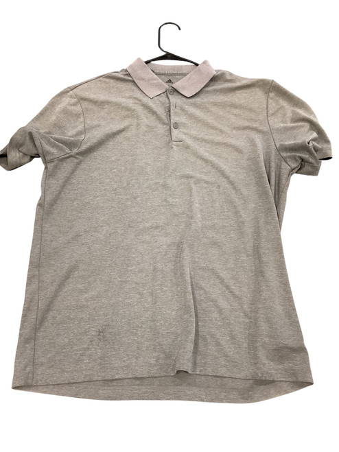Vist Large View of Product Image Which is Used Adidas S.S. Golf Shirt M Grey LG