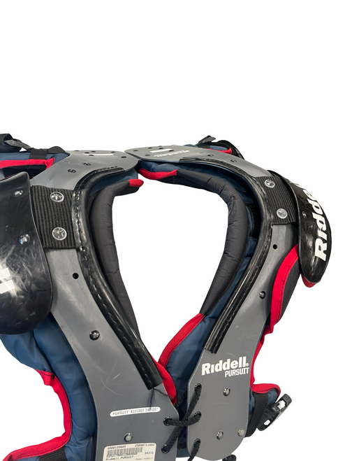 Vist Large View of Product Image Which is Used Riddell PURSUIT FB Shoulder Pads Black XL