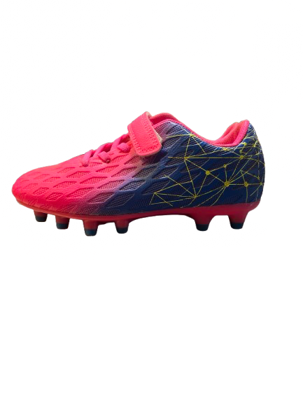 Vist Large View of Product Image Which is Used JUNIOR CLEATS J. 1.0 Soccer Cleats Neon Pink And Navy Blue Junior 01