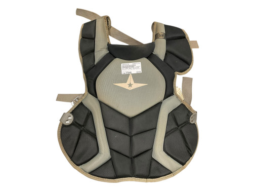 Vist Large View of Product Image Which is Used All-Star ALL-STAR CHEST PROTECTOR Catchers Chest Protector Black Intermed