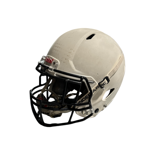 Vist Large View of Product Image Which is Used Riddell VICTOR FB Helmet White LG