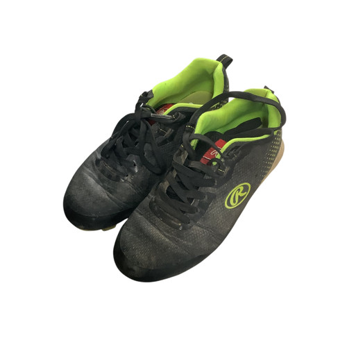 Vist Large View of Product Image Which is Used Rawlings BASEBALL BB/SB Cleats Black Junior 05