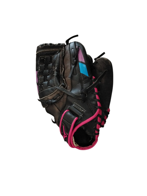 Vist Large View of Product Image Which is Used Mizuno GPP1155P BB/SB Glove RH Throw Black 11 1/2"
