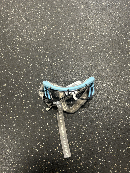 Vist Large View of Product Image Which is Used Under Armour GOGGLES Lacrosse Facial Protect Carolina Blue Senior