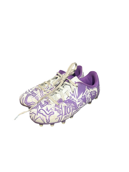 Vist Large View of Product Image Which is Used Puma Soccer Cleats White Junior 01