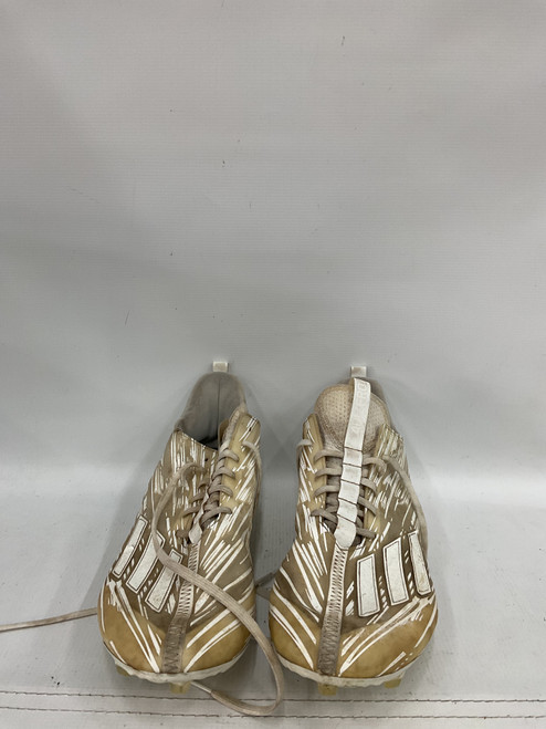 Vist Large View of Product Image Which is Used Adidas ADIZERO BB/SB Cleats White Senior 14
