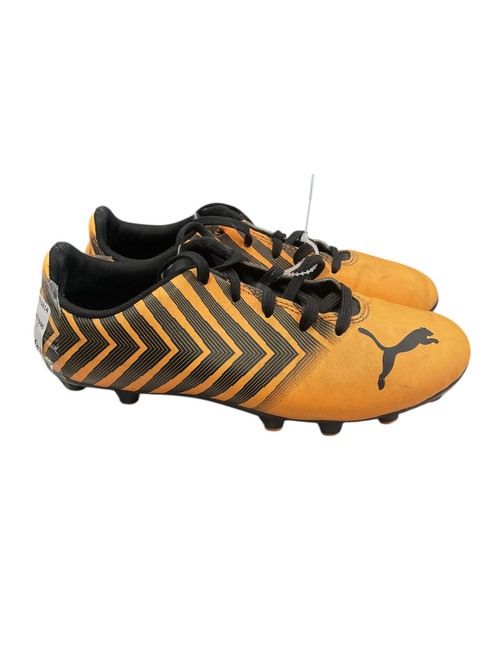 Vist Large View of Product Image Which is Used Puma Soccer Cleats Orange Junior 01