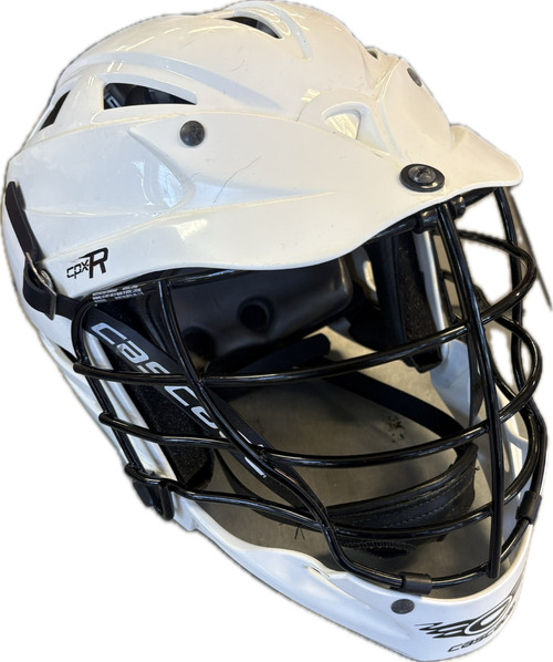 Vist Large View of Product Image Which is Used Cascade CPX R Lacrosse Helmet White S/M
