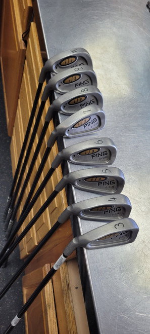 Vist Large View of Product Image Which is New Callaway  I3 OVERSIZE BLACK DOT Mens Iron Set LH 3I-PW