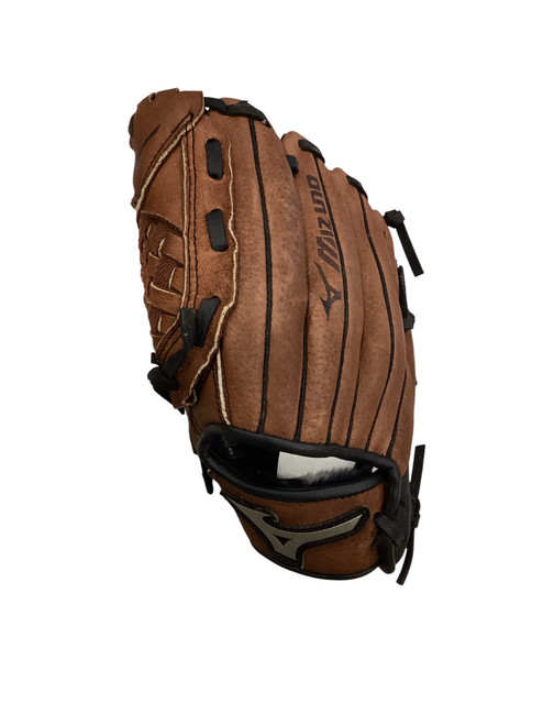 Vist Large View of Product Image Which is Used Mizuno POWER CLOSE BB/SB Glove LH Throw Brown 10"