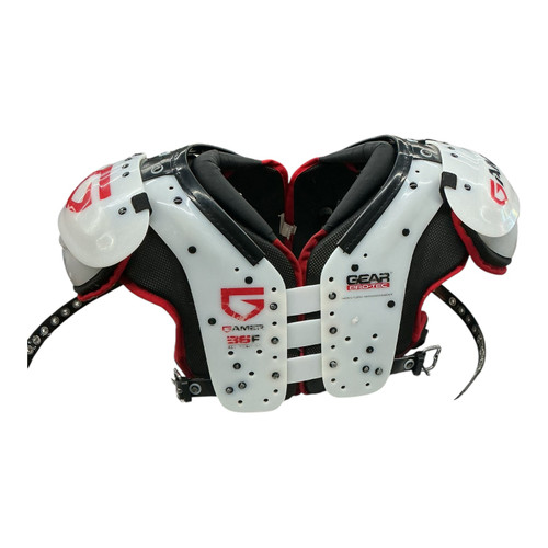 Vist Large View of Product Image Which is Used Pro-Tec GAMER FB Shoulder Pads White XL
