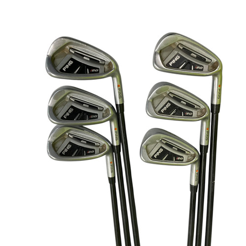 Used Ping I20 ORANGE DOT Mens Iron Set RH 5I-PW 11484-S000288971 Vist Large View of Product Image Which is Used Ping I20 ORANGE DOT Mens Iron Set RH 5I-PW