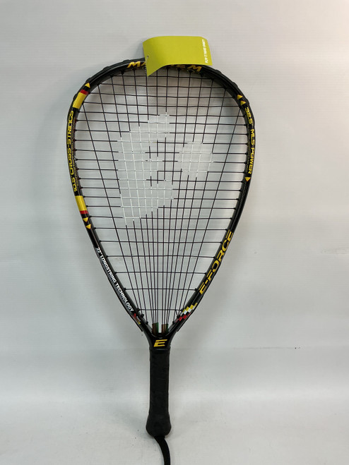 Vist Large View of Product Image Which is Used E-force MAYHEM Adult Squash Racquet Black Unknown