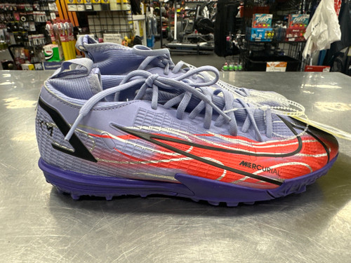 Vist Large View of Product Image Which is Used Nike Soccer Indoor Shoes Purple Junior 04.5 MERCURIAL KM