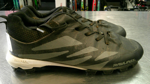 Vist Large View of Product Image Which is Used Rawlings COOLFLOW BB/SB Cleats Black Senior 6
