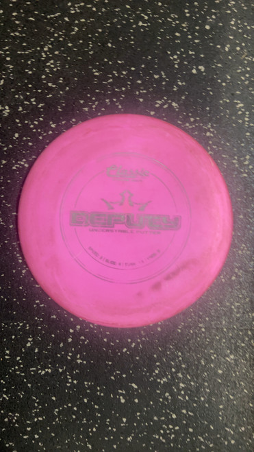 Vist Large View of Product Image Which is Used Dynamic Discs DEPUTY Disc Golf Putter Pink
