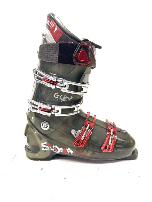 Vist Large View of Product Image Which is Used Salomon GUN Mens DH Ski Boot Green 290 MP - M11 - W12