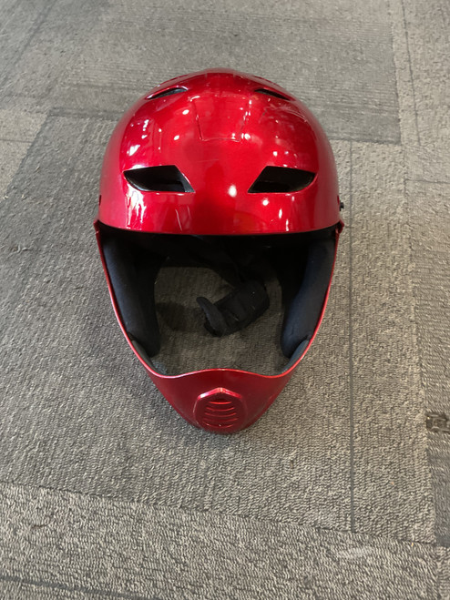 Vist Large View of Product Image Which is Used Razor FULL FACE HELMET Bike Helmet Red MD
