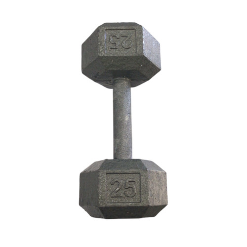 Vist Large View of Product Image Which is Used Hex Dumbbell (Each) 25 lb