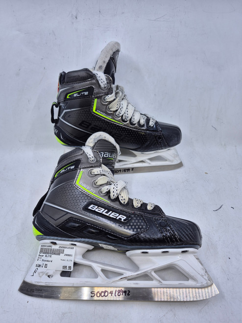 Used Bauer ELITE Junior Goalie Skate Junior 03 10589-S000418992 Vist Large View of Product Image Which is Used Bauer ELITE Junior Goalie Skate Junior 03