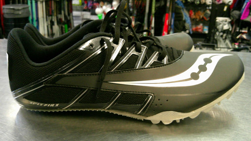 Vist Large View of Product Image Which is Used Saucony Track & Field Cleats Adult Black Senior 13